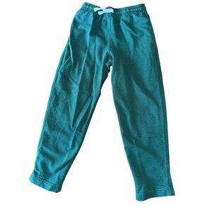 Hanna Andersson Green Pull On Sweatpants Jogger 130 US 8 Pinhole
